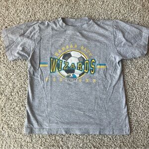 Vintage Kansas City Wizards Soccer T-Shirt Youth 10/12 Sporting KC K5